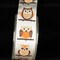 The Ribbon People Ivory and Brown Big Owl Wired Craft Ribbon 1.5" x 27 Yards